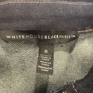 White House Black Market dark denim dress